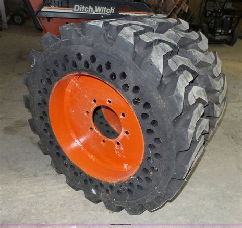 used skid steer tires and rims|solid bobcat tires and rims.